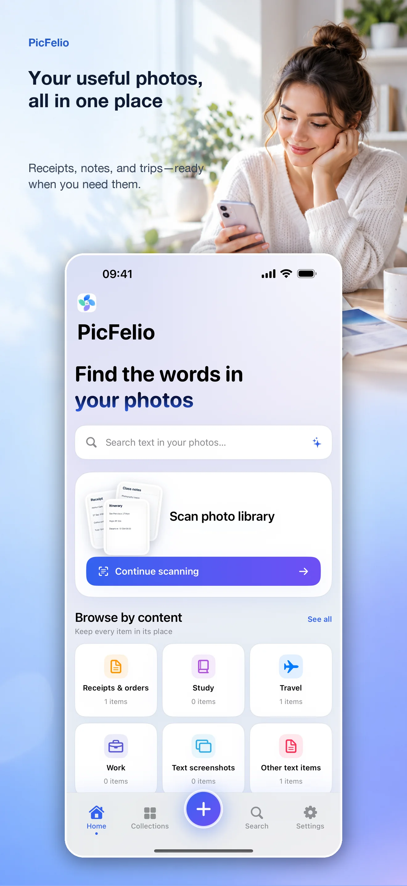 PicFelio — App Store preview
