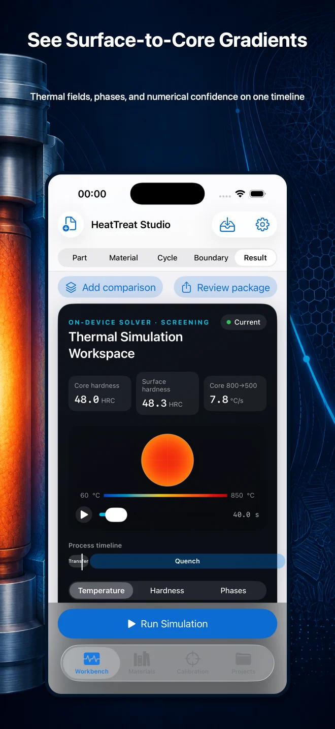 HeatTreat Studio — App Store artwork · Version preview